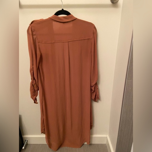 RARE Vintage Wilfred 100% silk sheer dress/shirt. Size x-small. - Picture 9 of 9